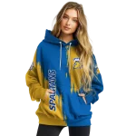 san jose state spartans splatter effect blue hoodie best selling