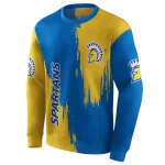san jose state spartans splatter effect blue hoodie best selling