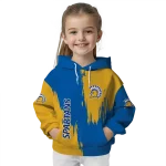 san jose state spartans splatter effect blue hoodie best selling