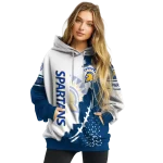 san jose state spartans triangular pattern blue white hoodie best selling