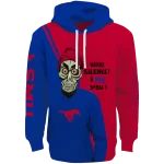 smu mustangs achmed skull blue hoodie best selling