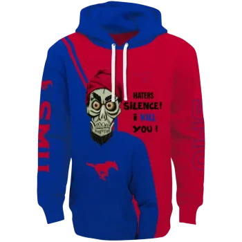 smu mustangs achmed skull blue hoodie best selling