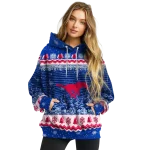 smu mustangs christmas trees blue hoodie best selling