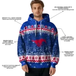 smu mustangs christmas trees blue hoodie best selling