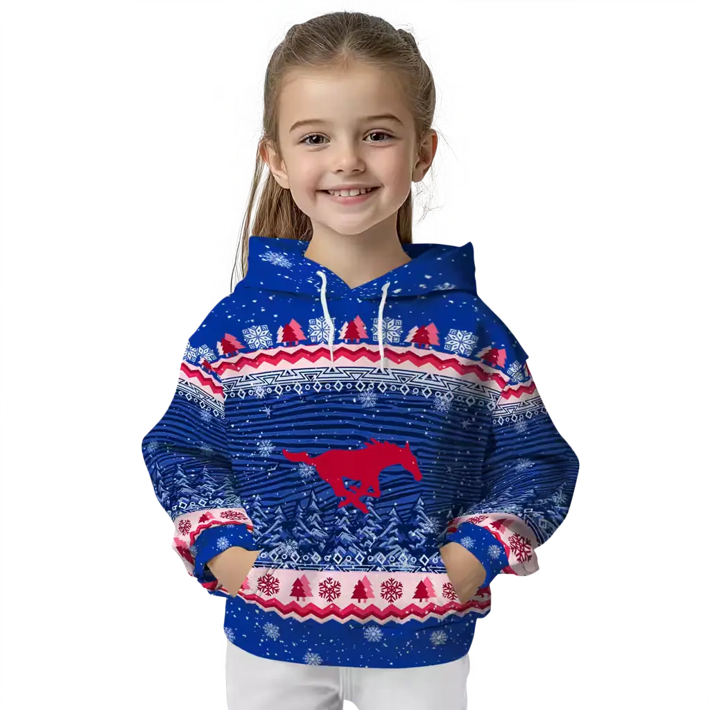 smu mustangs christmas trees blue hoodie top rated smu mustangs christmas trees blue hoodie top rated