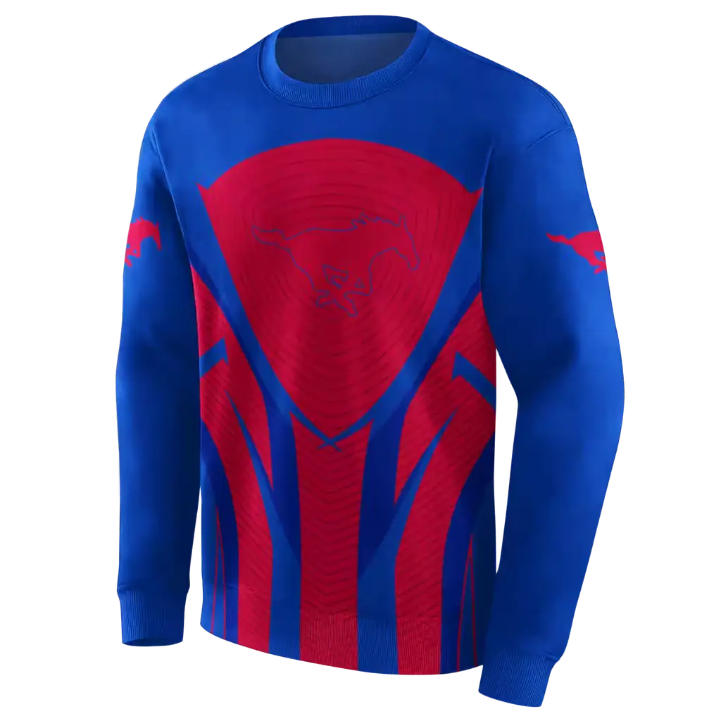 smu mustangs concentric lines blue black hoodie new arrival smu mustangs concentric lines blue black hoodie new arrival