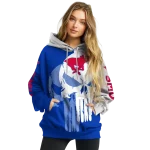smu mustangs graphic punisher blue white hoodie best selling