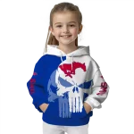 smu mustangs graphic punisher blue white hoodie best selling