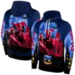 smu mustangs halloween vibes blue black hoodie best selling