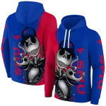 smu mustangs jack skellington blue hoodie best selling