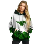 smu mustangs lucky motif white green hoodie best selling