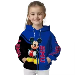 smu mustangs mickey mouse blue black hoodie best selling