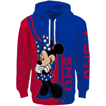 smu mustangs minnie mouse blue hoodie best selling
