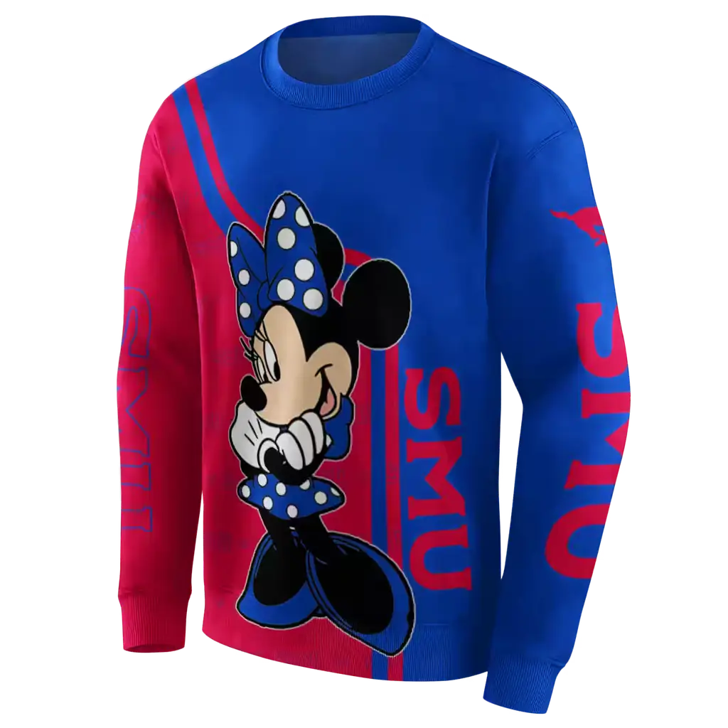 smu mustangs minnie mouse blue hoodie new arrival smu mustangs minnie mouse blue hoodie new arrival