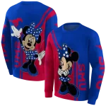 smu mustangs minnie mouse blue hoodie best selling