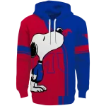 smu mustangs playful snoopy blue hoodie best selling