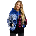 smu mustangs sugar skull blue black hoodie best selling