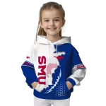 smu mustangs triangular pattern blue white hoodie best selling