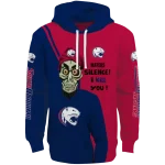 south alabama jaguars achmed skull blue hoodie best selling
