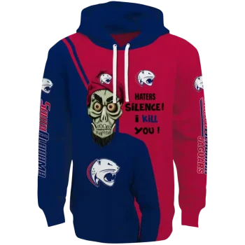 south alabama jaguars achmed skull blue hoodie best selling