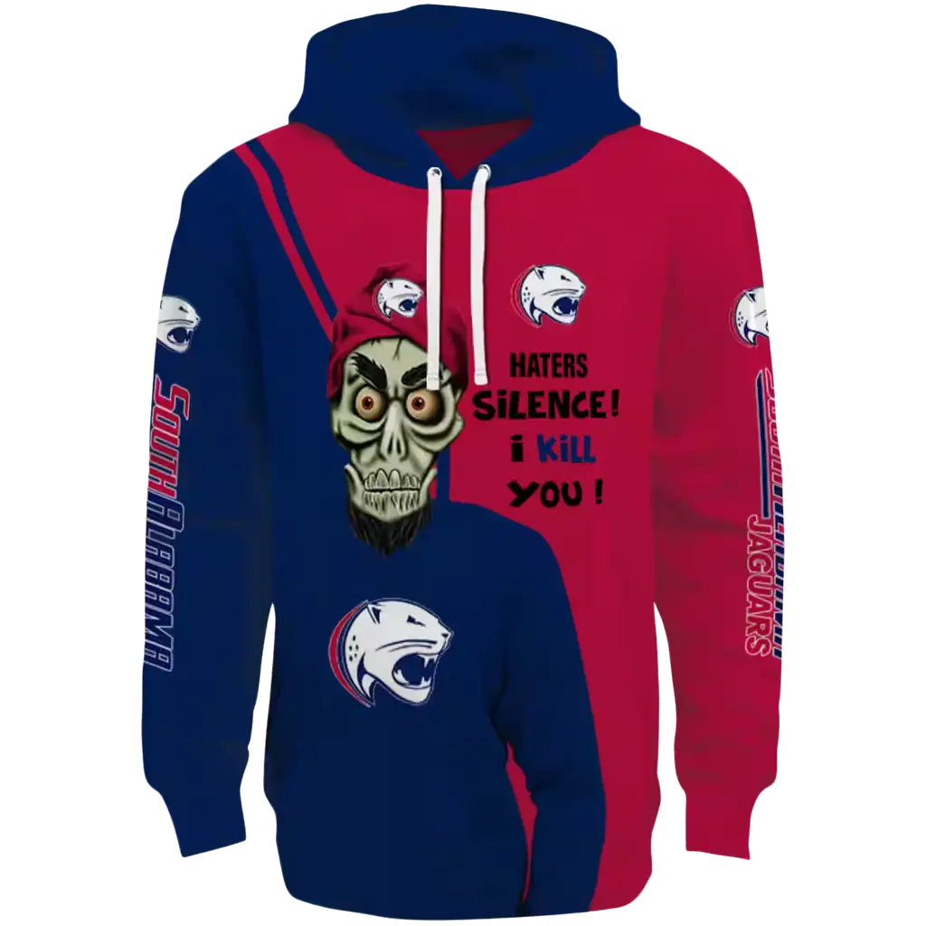 south alabama jaguars achmed skull blue hoodie best selling south alabama jaguars achmed skull blue hoodie best selling