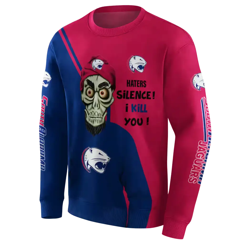 south alabama jaguars achmed skull blue hoodie new arrival south alabama jaguars achmed skull blue hoodie new arrival