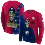 south alabama jaguars achmed skull blue hoodie best selling