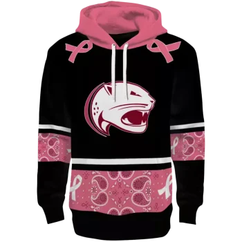 south alabama jaguars awareness ribbon black pink hoodie best selling