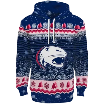 south alabama jaguars christmas trees blue hoodie best selling