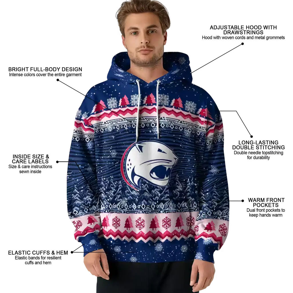 south alabama jaguars christmas trees blue hoodie latest model south alabama jaguars christmas trees blue hoodie latest model