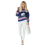 south alabama jaguars christmas trees blue hoodie best selling