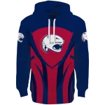 south alabama jaguars concentric lines blue black hoodie best selling