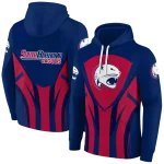 south alabama jaguars concentric lines blue black hoodie best selling