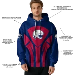 south alabama jaguars concentric lines blue black hoodie best selling