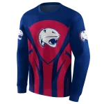 south alabama jaguars concentric lines blue black hoodie best selling