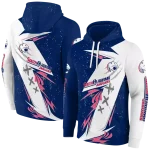 south alabama jaguars dynamic slash blue white hoodie best selling