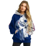 south alabama jaguars graphic punisher blue white hoodie best selling