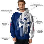 south alabama jaguars graphic punisher blue white hoodie best selling