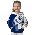 south alabama jaguars graphic punisher blue white hoodie best selling