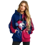 south alabama jaguars heartbeat graphic blue hoodie best selling