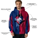 south alabama jaguars heartbeat graphic blue hoodie best selling