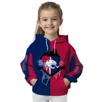 south alabama jaguars heartbeat graphic blue hoodie best selling
