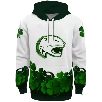south alabama jaguars lucky motif white green hoodie best selling