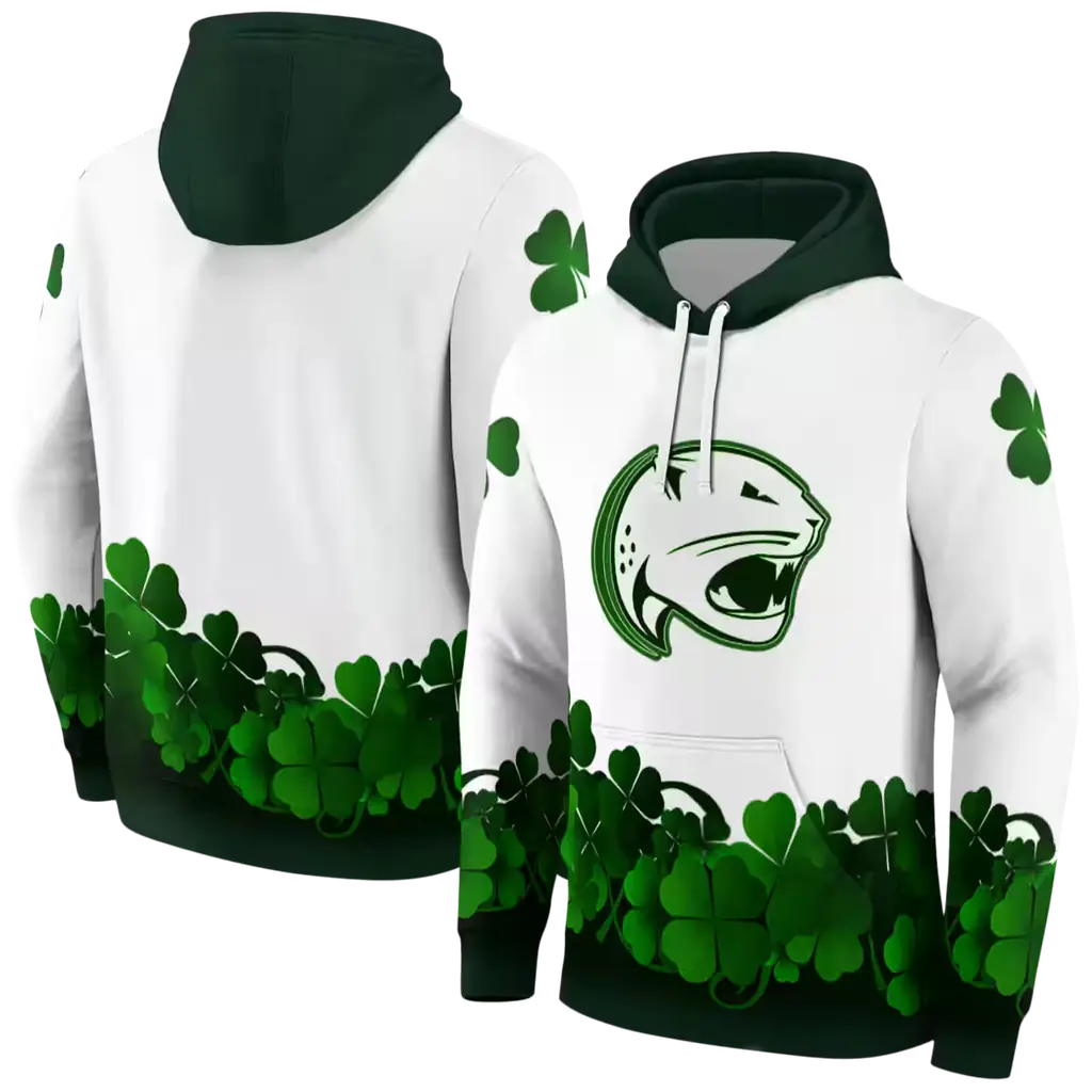 south alabama jaguars lucky motif white green hoodie fashion forward south alabama jaguars lucky motif white green hoodie fashion forward