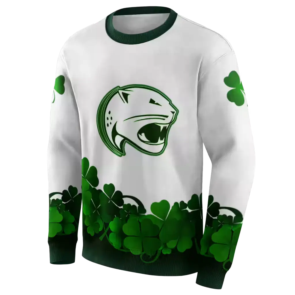 south alabama jaguars lucky motif white green hoodie new arrival south alabama jaguars lucky motif white green hoodie new arrival