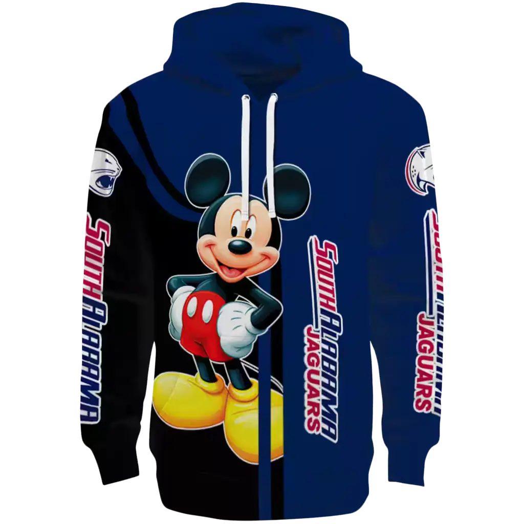 south alabama jaguars mickey mouse blue black hoodie best selling south alabama jaguars mickey mouse blue black hoodie best selling