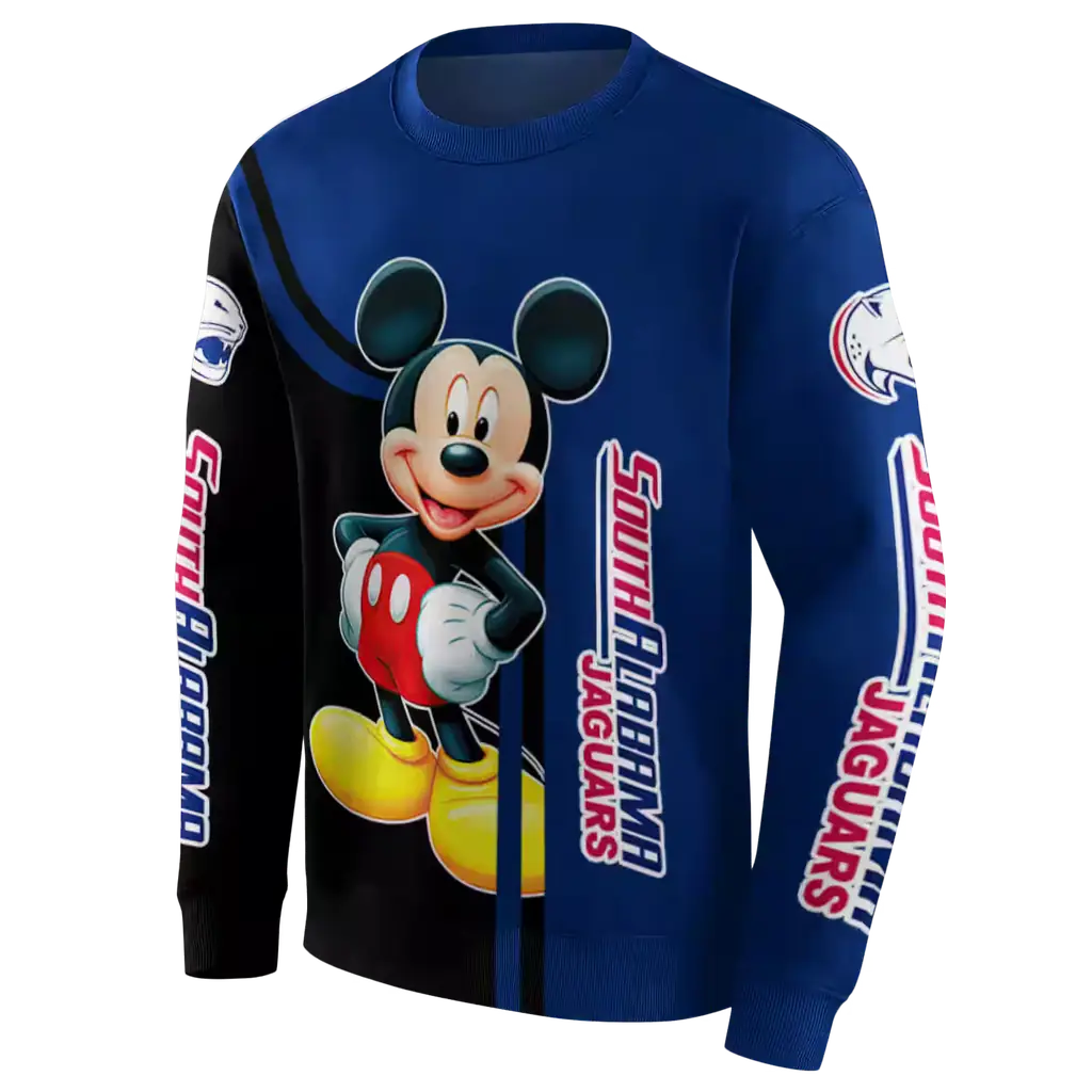 south alabama jaguars mickey mouse blue black hoodie new arrival south alabama jaguars mickey mouse blue black hoodie new arrival