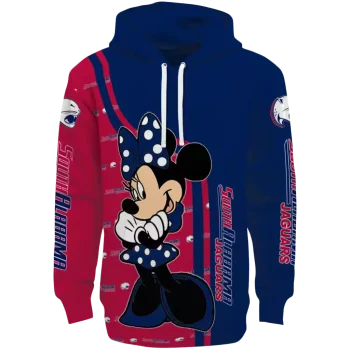 south alabama jaguars minnie mouse blue hoodie best selling