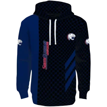 south alabama jaguars monogram pattern blue hoodie best selling