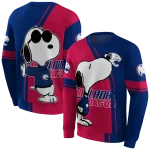 south alabama jaguars playful snoopy blue hoodie best selling
